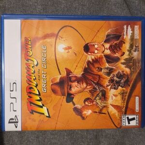 Indiana Jones and the Great Circle PS5 Game - Orange Cover